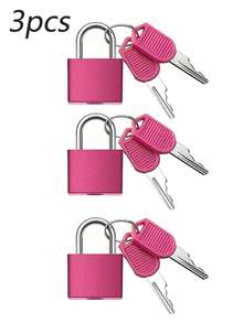 10/5/3/1 piezas Candado de equipaje con 2 llaves, carcasa de plástico de color, candado pequeño de aleación de zinc, candado de casillero, candado pequeño de equipaje, candado pequeño con llave de colores adecuado para bolsos, escuela, gimnasio, aula, juegos de emparejamiento, mochila de viaje, candado de llave de metal - Ver 20