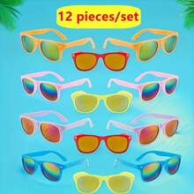 12pcs Packages Kids Glasses Bulk Kids Glasses Party Favor Neon Glasses For Kids Boys Girls Age 3-8 Birthday - Colorful Style - View 7