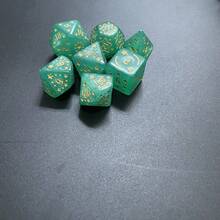 Easytoday High Quality New 7-Piece Star Engraved Dice Set, Novel Acrylic Dice Suitable For Board Games - Multicolor - View 14