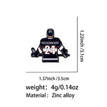 1枚珐琅胸针 - 独特的胸针徽章，可别在背包和衣服上，个性化图案设计 - 彩色 - 查看 10