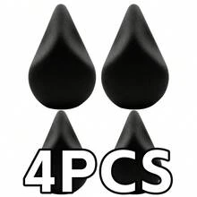 Set de esponjas de maquillaje de polígono negro, grande y pequeño, de uso en seco y húmedo sin látex, suave borla de maquillaje para base, polvo y corrector, 2/4/6/8/12 piezas - Multicolor - Ver 13