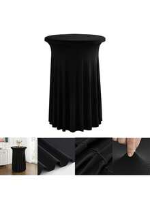 1 chiếc khăn trải bàn tròn bằng spandex co giãn cao, kiểu dáng hiện đại tối giản cao cấp, thích hợp cho các cuộc họp kinh doanh, đám cưới, tiệc tùng và các dịp khác. - Nhiều màu - Xem 10