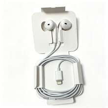 有线耳机，兼容 15/14/13/11/12 Pro Max Plus/X，入耳式 Lightning/Type-C 有线耳机配件，优质音质 - 查看 1