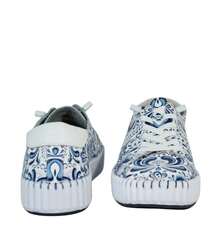 The Happy Monk Women Casual Athletic Shoes - Navy Blue - View 4