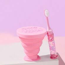 Miniso 名创优品  折叠杯洗漱套装，卡通可爱，旅行便携（1 件装） - 粉紅色Melody - 查看 4