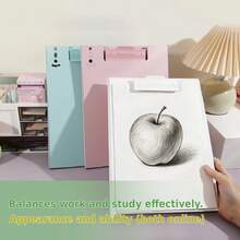 A4 Clipboard, High-Quality Waterproof Writing Pad, Minimalist Multi-Functional Office File Folder, Convenient File Storage For School, Nurse's Office, Home, And Meetings - A4 - View 2