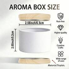 Bộ 32/46/12 hộp thiếc đựng nến hình trụ thẳng đứng, dung tích 4 oz - màu trắng, bao gồm nắp và bấc; chắc chắn, có lớp hoàn thiện màu trắng mờ; hộp nhỏ rỗng 4 oz, lý tưởng cho các doanh nghiệp sản xuất nến. - Nhiều kiểu dáng - Xem 3