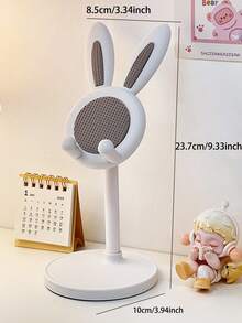 1pc Cute Rabbit Shaped Adjustable Phone Holder, Soft Extendable Stand, Supports /Tablet Desktop, Creative Decor And Charging, Non-Slip Design, Suitable For Various Scenarios - Support - View 8