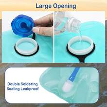 Bình đựng nước chống rò rỉ 68oz, thiết kế miệng rộng, bền và nhẹ, thích hợp cho đạp xe, leo núi, cắm trại, dễ dàng đổ đầy và vệ sinh. - Xem 6