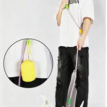 1.85m/6ft Padded Handle Dog Leash, 1cm Thick Reflective Nylon Pet Walking Lead For Medium & Large Dogs - Multicolor - View 3