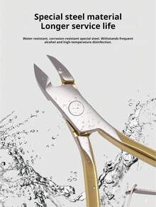 BAOSHIMAN Professional Callus Remover, Stainless Steel Callus Trimmer, Callus Removal Nipper With Sharp Blades, Manicure Tool, Dual Spring Design, For Nail And Foot Care (Silver, Gold) - Multicolor - View 3