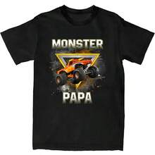 Summer Outfits For WomenMonster-Truck-Papa-Monster-Truck-Are-My-Jam-Truck-Lovers-T-Shirtsummer Outfits For Womensummer Outfits For Women,Summer Tops - 黑6 - 查看 6