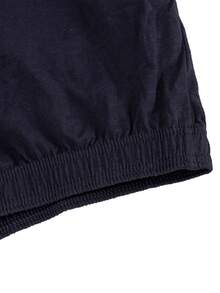 100% Cotton Boxers For Men Loose Fit Soft Knit Solid Color Boxer Shorts Relaxed Fit Cotton Boxers For Men With Button Fly - 藍色 - 查看 11