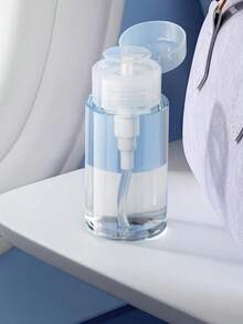 2pcs Pump Dispenser, Empty Pump Top Bottles, Makeup Remover Refillable Travel Containers, Nail Polish Remover Pump Bottles, Convenient And Portable, Travel Essential - Multicolor - View 5