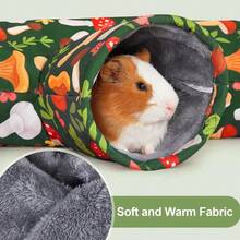 Guinea Pig Tunnel 3 Way Washable Hideout Foldable Rabbit Tunnel Guinea Pig Toys For Bunny Hamster Ferret Guinea Pig Accessories - View 4
