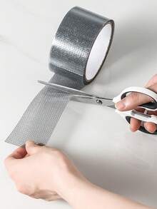 1 Roll Waterproof Self-Adhesive Mesh Window Repair Tape, Insect Proof Net Hole Repair, Dorm Door/Curtain Mesh Window Repair Strong Adhesive, Suitable For Fabric, Anti-Tear And Insect Proof Mesh Repair - A - View 8