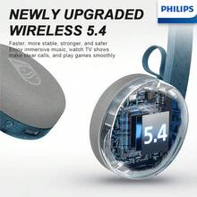PHILIPS Bluetooth Noise Cancelling Headphones With Microphone, Long Battery Life, Suitable For Smartphone Calls, Sports Running, Retro Street Style, Model TAH2000, Hearing Use Headphones, Noise Cancelling Headphones, Retro Style Headphones, Running Headphones, Sports Headphones, Open-Back Headphones, Modern Audio Device, Lightweight Headphones; Plastic Material, Type-C Interface Headphones, Commute Music Headphones - 查看 9