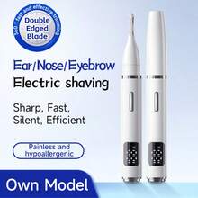 3-In-1 Nose Hair Trimmer For Men & Women, Painless Ear, Eyebrow & Facial Hair Groomer With LED Display, Waterproof Dual-Edge Stainless Steel Blades, Rechargeable Grooming Kit, Suitable For Travel - View 10