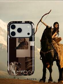 1 Pieza Funda de teléfono con diseño de estampado de leopardo para iPhone 17 Pro Max, adecuada para iPhone 16 Pro Max, 15 Pro Max, 14 Pro Max, un estuche de teléfono coreano elegante e interesante, compatible con 11/12/13/14/15/75 Pro Max Plus, diseño elegante para hombres y mujeres, regalo ideal para Navidad, San Valentín, Pascua, temporada de bodas y cumpleaños para la novia - Multicolor - Ver 8