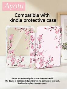 樱花图案平板电脑保护套，兼容 iPad Air 8 (M4) 2026 (11/13 英寸)、Air 11 英寸 M3 2025 / M2 2024、Air 第五代 2022、(A16) 11 英寸第十一代 2025，兼容三星 Galaxy Tab、Kindle Paperwhite 第十二代 2024，透明背壳，时尚图案保护套，具备自动休眠和唤醒功能，气囊保护，适合作为礼物和办公用品。 - 彩色 - 查看 8