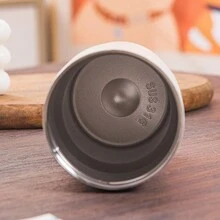 1个450毫升/15.2盎司触控温度显示不锈钢真空保温杯，高品质咖啡杯，带挂绳，便携智能，适合办公室使用 - 彩色 - 查看 8