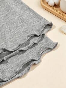 4 chiếc quần short bảo hộ bằng vải modal cho bé gái, quần chống hở hang cho trẻ em có nơ, quần legging cho bé gái - Xám - Xem 6