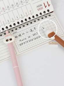 2pcs Funny Siamese Cat Retractable Ballpoint Pens, Blinking Cat Clickable Pens, Cute Expression-Changing Pens, High-Quality, Quick-Drying, Smooth Writing For Studying, 0.5mm Cute Quick-Drying Ergonomic Pens, Creative Cat Expression Switching Ballpoint Pens - Default - View 4