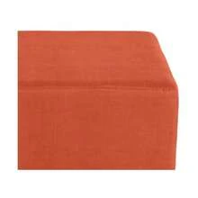 Seville Classics The Vineyard Collection Cork Storage Ottoman Cushioned Fabric Padded Seat for Bedroom Dorm Loft Living Room Entryway Hallway 15" Cube - tostada - Ver 6