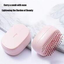 自动清洁气垫梳，便携式卷发梳，小巧轻便 - A - 查看 2
