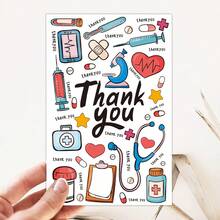 1 Thiệp Cảm ơn Y tá Hài hước kèm phong bì, Thiệp Chúc mừng Tri ân Y tá, Thiệp Cảm ơn Độc đáo dành cho Y tá và Nhân viên Y tế, Thiệp Sinh nhật, Quà tặng Ngày Y tá - A - Xem 3