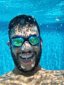 1 chiếc kính bơi chống nước, chống rò rỉ dành cho người lớn, unisex - A - Xem 6