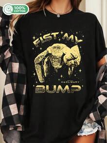 Project Hail Mary Shirt Fist My Bump Rocky Alien Sci-Fi Book Lover Gift - Black - View 6