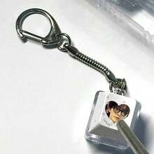 Porte-clés EN/HYPEN, Pendentif Merchandise NIKI, SUNOO, JAKE, Clavier anti-stress, Porte-clés cliqueur, Charm de sac, Accessoire de sac à dos, Cadeau de collection pour fans, Anti-stress pour adolescents et adultes, Cadeau d'anniversaire/fête - Multicolore - Voir 2