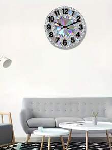 Đồng hồ cơ không gây tiếng tích tắc - Đồng hồ tròn mặt lớn - Đồng hồ treo tường bằng gỗ tối giản hiện đại với mặt kính pha lê - Thích hợp cho phòng ngủ, phòng khách, văn phòng, nhà bếp, phòng tắm - Khung gỗ trang nhã và viền pha lê (không bao gồm). - Nhiều màu - Xem 6