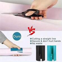Portable Manual Paper Cutting Tool, Gift Box Packaging Paper Cutting Tool, Sliding Paper Cutter, Battery/Power-Free, Suitable For Holidays, Birthday Parties, Home Use, Ramadan Gift - Multicolor - View 10