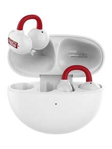 Auriculares inalámbricos de oreja abierta Coca-Cola T60, compatibles con conexión inalámbrica Bluetooth 6.0, traducción en tiempo real con IA, posicionamiento remoto mediante aplicación, 25 horas de duración de batería total, control táctil, diseño de oreja abierta adecuado para deportes y uso diario - Ver 8