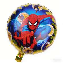 Marvel 5件套蜘蛛侠派对气球套装，三种颜色可选，生日礼物/超级英雄主题派对用品/甜品桌装饰 - 查看 8