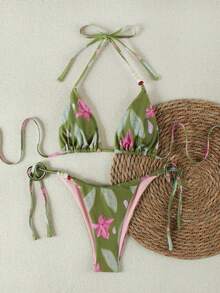 女士比基尼套装 - 彩色 - 查看 3