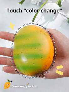 Đồ chơi bóp xoài, đồ chơi giảm căng thẳng đàn hồi chậm, đồ chơi sáng tạo hình quả cầu trái cây nhân tạo - Nhiều màu - Xem 3