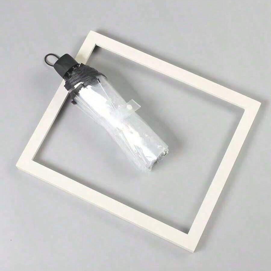 Transparent Umbrella With Unobstructed Vision, Suitable For Students And Outdoor Use - Transparent Short Handle - View 1