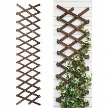 Indoor/Outdoor Wood Trellis Panels, Extendable Design For Vines, Ideal As Yard Edging And Animal Barrier - Default - View 2