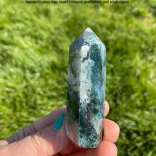 6-10厘米高品质玛瑙六角柱天然石材装饰品（天然石材可能存在不对称裂纹和小缺口） - 綠色 - 查看 13