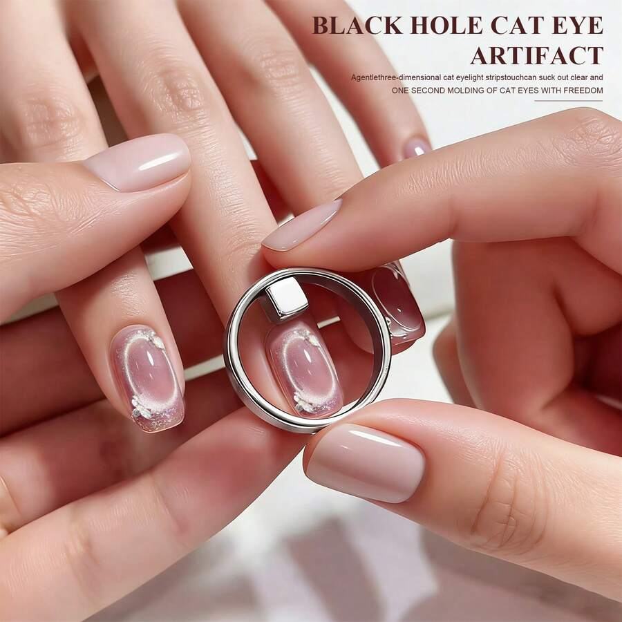 Dụng cụ vẽ móng mắt mèo rỗng 3 giây, vòng từ tính mạnh, đá từ tính, tạo mắt mèo hút chân không 3 giây, hỗ trợ người mới bắt đầu vẽ móng, tạo mắt mèo lỗ đen, tương thích với sơn gel, dụng cụ vẽ móng đa chức năng, món quà tuyệt vời cho năm mới, ngày Valentine, lễ tốt nghiệp, ngày của Mẹ. - nhiều màu - Xem 1