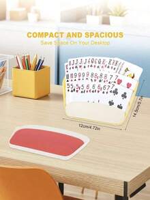 Playing Card Holder, Non-Slip Durable Stand, Easy One-Handed Operation - Multicolor - View 1