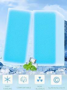 Miếng dán gel làm mát, túi chườm đá, miếng dán gel làm mát tự dính di động, thích hợp cho tình trạng mệt mỏi do công việc, tụ họp bạn bè, hoạt động ngoài trời, công tác, nghỉ mát biển, lễ kỷ niệm, quà tặng chia tay. - A - Xem 12