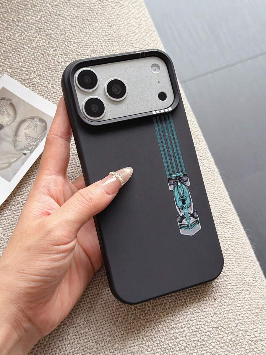 1 chiếc ốp lưng điện thoại bằng silicon mềm chống sốc, thiết kế hình xe điều khiển từ xa sọc xanh lá cây sáng tạo, chất liệu có lỗ thoát hơi lớn, tương thích với Apple 11/12/13/14/14Plus/15/15Plus/16/16Plus/7/8Plus/17/17Pro và các dòng máy khác. - Nhiều màu - Xem 1