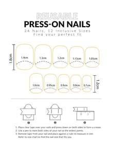 24Pcs Set Medium-Long Press On False Nails, Glossy Full Cover Acrylic Fake Nails, Reusable Design For Holidays Parties Dates Daily Wear, Ideal Nail Art Gift For Women & Girls With Jelly Gel & Nail File - 彩色塗鴉 - 查看 9