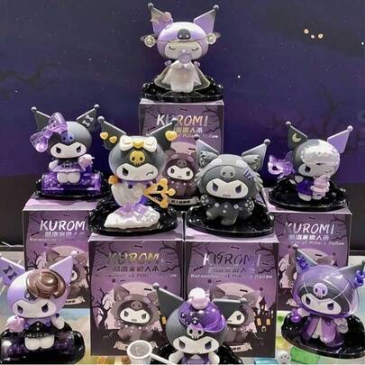  Bộ sưu tập ngẫu nhiên Sanrio 1/2/3, Mô hình người sói Kuronuma Hazuki Gashapon, Mô hình hành động giá trị cao, Mô hình búp bê phong cách hoạt hình thời trang, Nhân vật anime, Hộp bất ngờ, Mô hình sưu tầm dễ thương, Đồ chơi, Phụ kiện trang trí