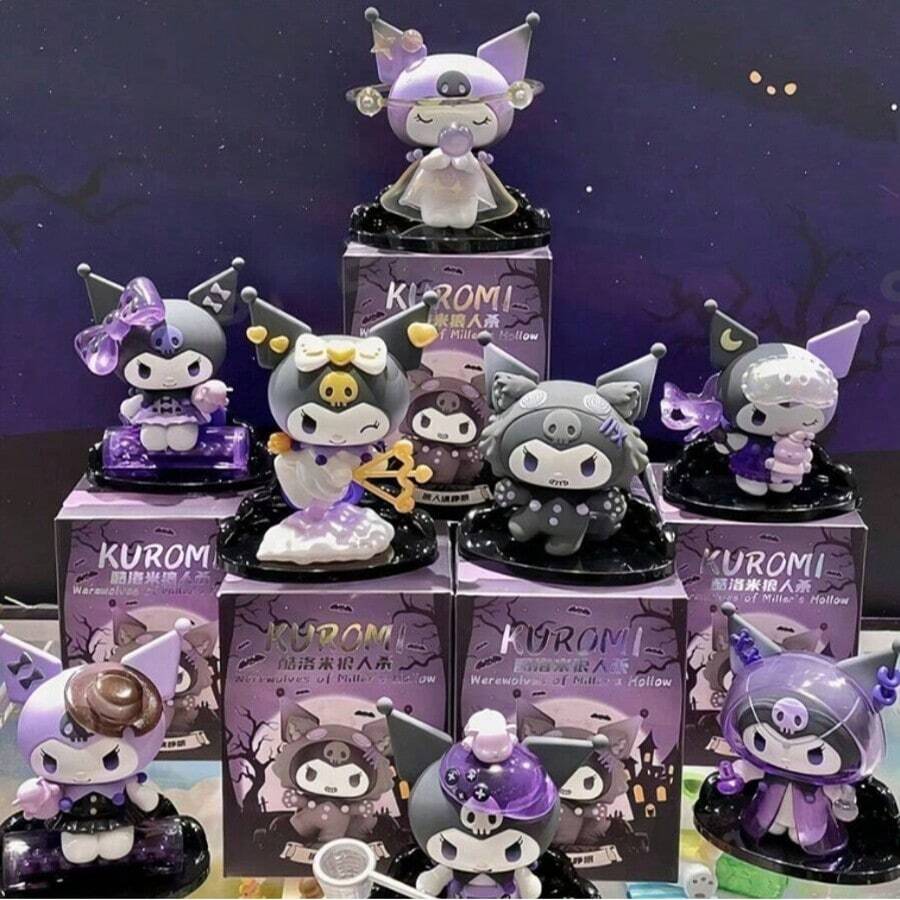 Bộ sưu tập ngẫu nhiên Sanrio 1/2/3, Mô hình người sói Kuronuma Hazuki Gashapon, Mô hình hành động giá trị cao, Mô hình búp bê phong cách hoạt hình thời trang, Nhân vật anime, Hộp bất ngờ, Mô hình sưu tầm dễ thương, Đồ chơi, Phụ kiện trang trí - Nhiều màu - Xem 1
