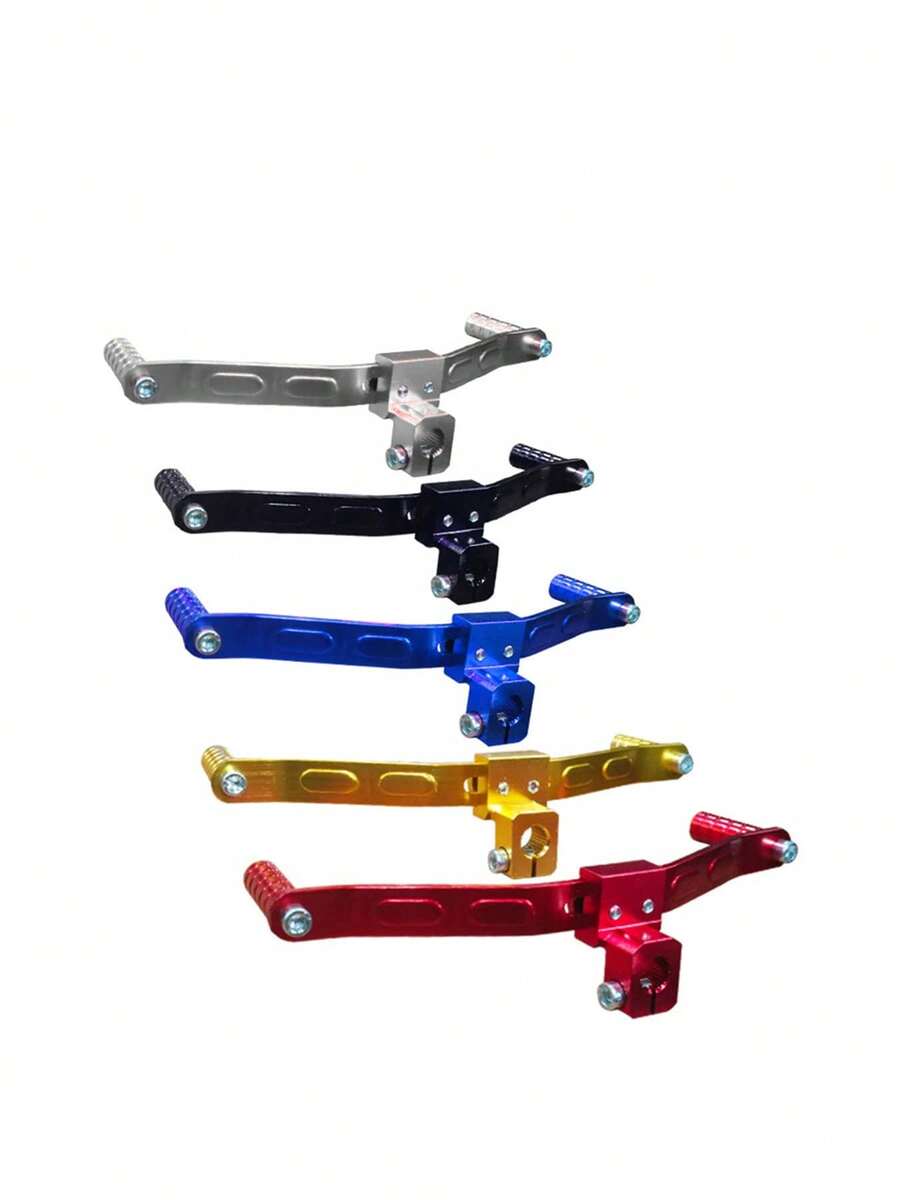 1 pieza Palanca de cambio de motocicleta mecanizada por CNC, accesorio de cambio universal ajustable antideslizante y resistente al desgaste - A - Ver 1